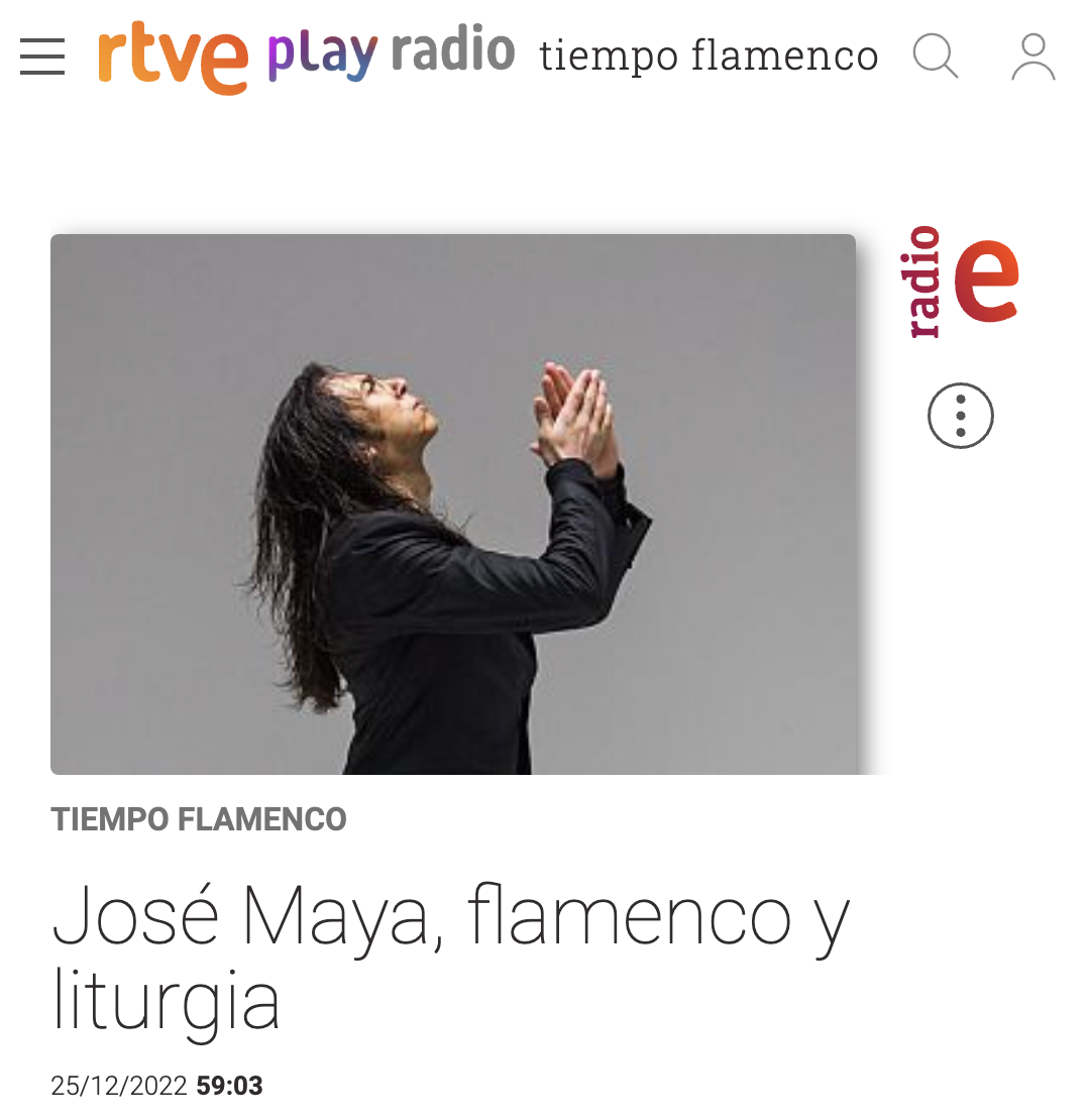 Podcast RTVE "Tempo Flamenco" - Moraga José Maya Liturgia